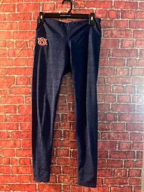 Zella Navy and Orange Auburn Logo women's  Leggings size (medium (rm86)